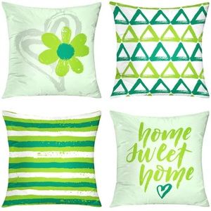 NWT 4pk Home Sweet Home Decor Pillow Covers